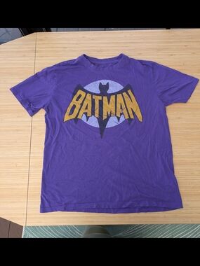 Unisex Batman Graphic Tee - Purple & Super-Soft